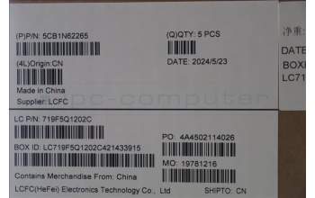 Lenovo 5CB1N62265 C-Cover with keyboard, Italian, Tidal Teal, w/puresight pro logo, UK