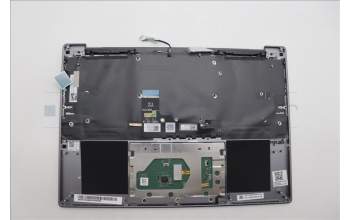 Lenovo 5CB1N62385 C-Cover with keyboard, German, Fingerprint, Forcepad, UK