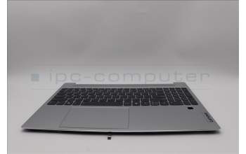 Lenovo 5CB1N65005 C-Cover with keyboard, US English Euro, Cloud Grey, Backlight, Fingerprint, US