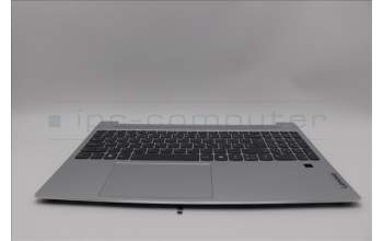 Lenovo 5CB1N65013 C-Cover with keyboard, UK English, Cloud Grey, Backlight, Fingerprint, UK