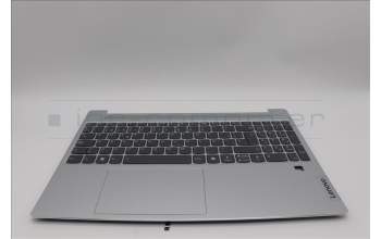 Lenovo 5CB1N65015 C-Cover with keyboard, Spanish, Cloud Grey, Backlight, Fingerprint, UK