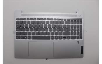 Lenovo 5CB1N78873 C-Cover with keyboard, German, Cloud Grey, Backlight, Fingerprint, UK