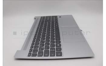 Lenovo 5CB1N78873 C-Cover with keyboard, German, Cloud Grey, Backlight, Fingerprint, UK