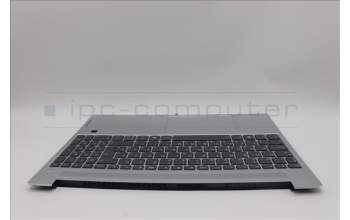 Lenovo 5CB1N78875 C-Cover with keyboard, Hungarian, Cloud Grey, Backlight, Fingerprint, UK