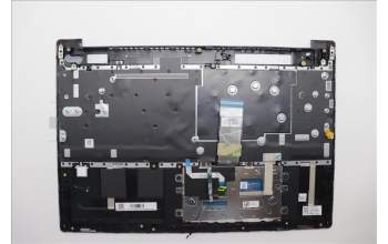 Lenovo 5CB1N78876 C-Cover with keyboard, Belgian, Cloud Grey, Backlight, Fingerprint, UK