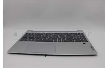 Lenovo 5CB1N78879 C-Cover with keyboard, Switzerland, Cloud Grey, Backlight, Fingerprint, UK