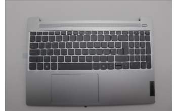 Lenovo 5CB1N78895 C-Cover with keyboard, UK English, Cloud Grey, Backlight, Non-Fingerprint, UK