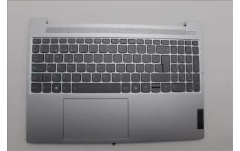 Lenovo 5CB1N78897 C-Cover with keyboard, Spanish, Cloud Grey, Backlight, Non-Fingerprint, UK