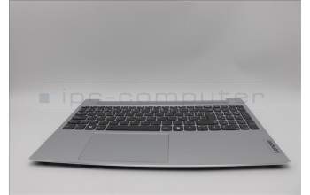 Lenovo 5CB1N78968 C-Cover with keyboard, Belgian, Cloud Grey, Non-Backlight, Non-Fingerprint, UK