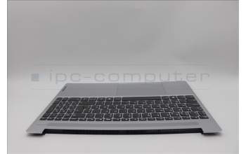 Lenovo 5CB1N78968 C-Cover with keyboard, Belgian, Cloud Grey, Non-Backlight, Non-Fingerprint, UK