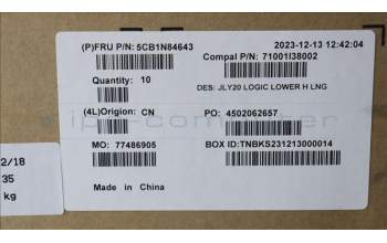 Lenovo 5CB1N84643 COVER Lower Case C 83DH LG H