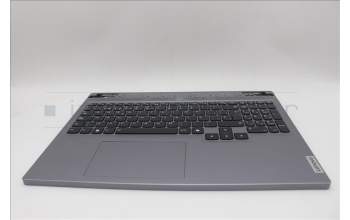 Lenovo 5CB1N84657 C-Cover with keyboard, Spanish, Luna Grey, Backlight, UK