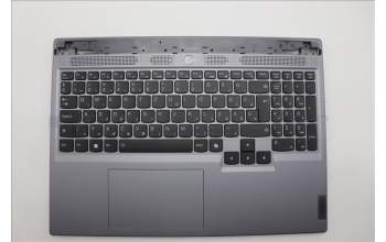 Lenovo 5CB1N84666 C-Cover with keyboard, Hungarian, Luna Grey, Backlight, UK