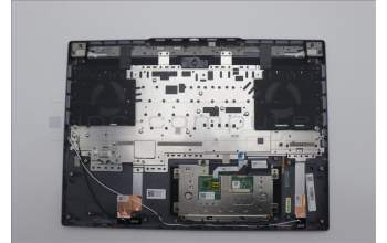 Lenovo 5CB1N84671 C-Cover with keyboard, Bulgarian, Luna Grey, Backlight, UK