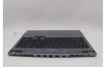 Lenovo 5CB1N84688 C-Cover with keyboard, Spanish, Luna Grey, RGB Backlight, UK