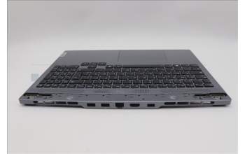 Lenovo 5CB1N84695 C-Cover with keyboard, German, Luna Grey, RGB Backlight, UK