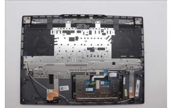 Lenovo 5CB1N84698 C-Cover with keyboard, Belgian, Luna Grey, RGB Backlight, UK