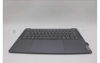 Lenovo 5CB1N90758 C-Cover with keyboard, Belgian, Luna Grey, UK