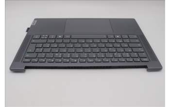 Lenovo 5CB1N90770 C-Cover with keyboard, French, Luna Grey, US