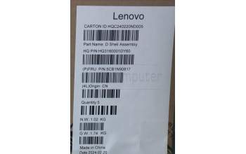 Lenovo 5CB1N90817 Lower Case H 83E3 TT