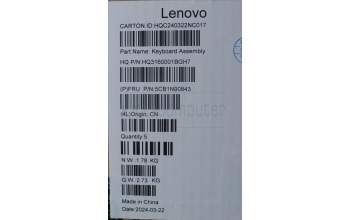 Lenovo 5CB1N90843 COVER Upper Case ASM SWS H 83D3 ARGY