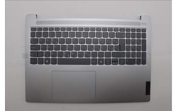 Lenovo 5CB1N91031 C-Cover with keyboard, Slovenian, Cloud Grey, Backlight, Non-Fingerprint, UK