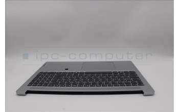 Lenovo 5CB1N92829 C-Cover with keyboard, German, Cloud Grey, Non-Backlight, Fingerprint, UK