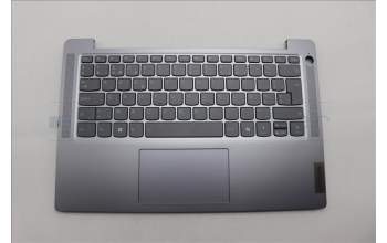 Lenovo 5CB1N94785 C-Cover with keyboard, Belgian, Arctic Grey, Backlight, UK