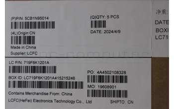 Lenovo 5CB1N95014 C-Cover with keyboard, Hungarian, Arctic Grey, UK