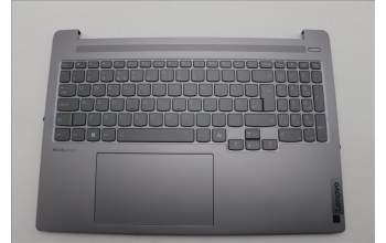 Lenovo 5CB1N95021 C-Cover with keyboard, UK English, Arctic Grey, UK