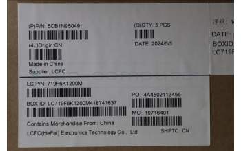 Lenovo 5CB1N95049 C-Cover with keyboard,Nordic,Arctic Grey