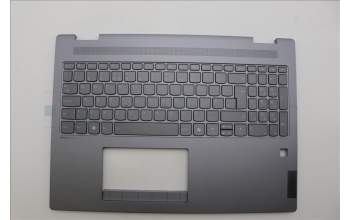 Lenovo 5CB1N95064 C-Cover with keyboard, UK English, Luna Grey, Fingerprint, UK