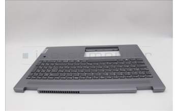 Lenovo 5CB1N95086 C-Cover with keyboard, Slovenian, Luna Grey, Fingerprint, UK