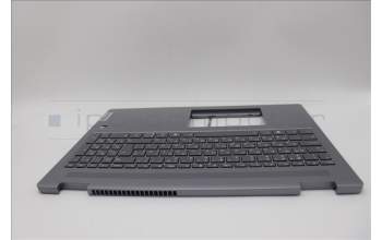Lenovo 5CB1N95090 C-Cover with keyboard, Bulgarian, Luna Grey, Fingerprint, UK