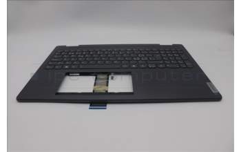 Lenovo 5CB1N95145 C-Cover with keyboard, Switzerland, Storm Grey, Fingerprint, UK