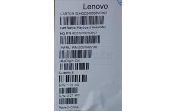 Lenovo 5CB1N95182 COVER UpperCaseASM ENG H83DL NFP SG