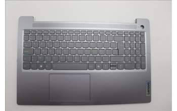 Lenovo 5CB1N95260 C-Cover with keyboard, Belgian, Arctic Grey, Backlight, Fingerprint, UK