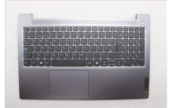 Lenovo 5CB1N95416 C-Cover with keyboard, Spanish, Arctic Grey, Non-Backlight, UK