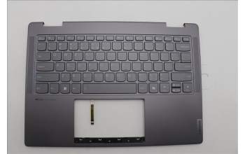 Lenovo 5CB1N95808 C-Cover with keyboard, US English Euro, Storm Grey, Non-Fingerprint, US