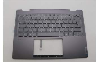 Lenovo 5CB1N95811 C-Cover with keyboard, Bulgarian, Storm Grey, Non-FingerPrint, UK