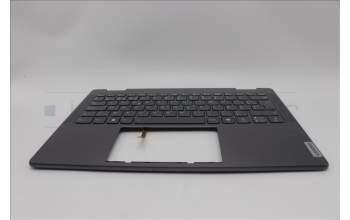 Lenovo 5CB1N95813 C-Cover with keyboard, Belgian, Storm Grey, Non-FingerPrint, UK