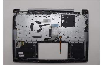 Lenovo 5CB1N96860 C-Cover with keyboard, Portuguese, Arctic Grey, FingerPrint, UK