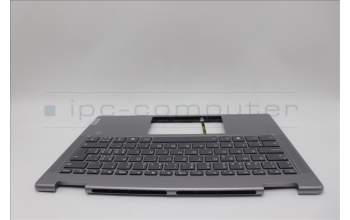 Lenovo 5CB1N96864 C-Cover with keyboard, Switzerland, Arctic Grey, FingerPrint, UK
