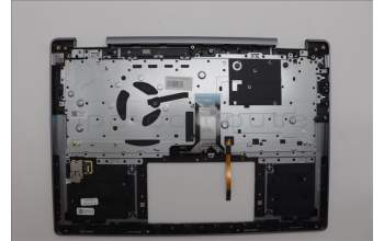 Lenovo 5CB1N96874 C-Cover with keyboard, Belgian, Arctic Grey, FingerPrint, UK