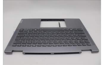 Lenovo 5CB1N96886 C-Cover with keyboard, Hebrew, Arctic Grey, Non-FingerPrint, US