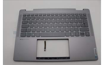 Lenovo 5CB1N96890 C-Cover with keyboard, Nordic, Arctic Grey, Non-FingerPrint, UK