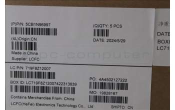 Lenovo 5CB1N96997 Keyboard External,Hebrew,Non-backlight