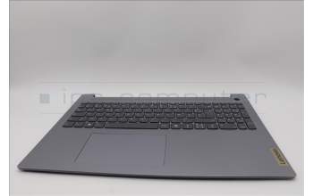Lenovo 5CB1N97069 C-Cover with keyboard, French, Arctic Grey, Backlight, Fingerprint, US