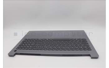 Lenovo 5CB1N97069 C-Cover with keyboard, French, Arctic Grey, Backlight, Fingerprint, US