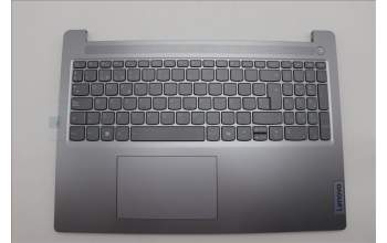 Lenovo 5CB1N97117 C-Cover with keyboard, Spanish, Arctic Grey, Backlight, Non-Fingerprint, UK